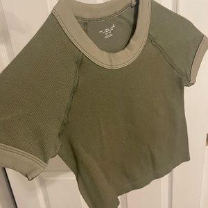 Green Urban Outfitters Baby tee